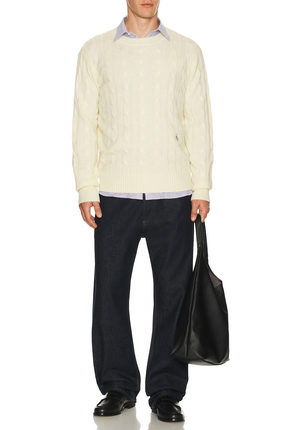 Cable Knit Cashmere Sweater