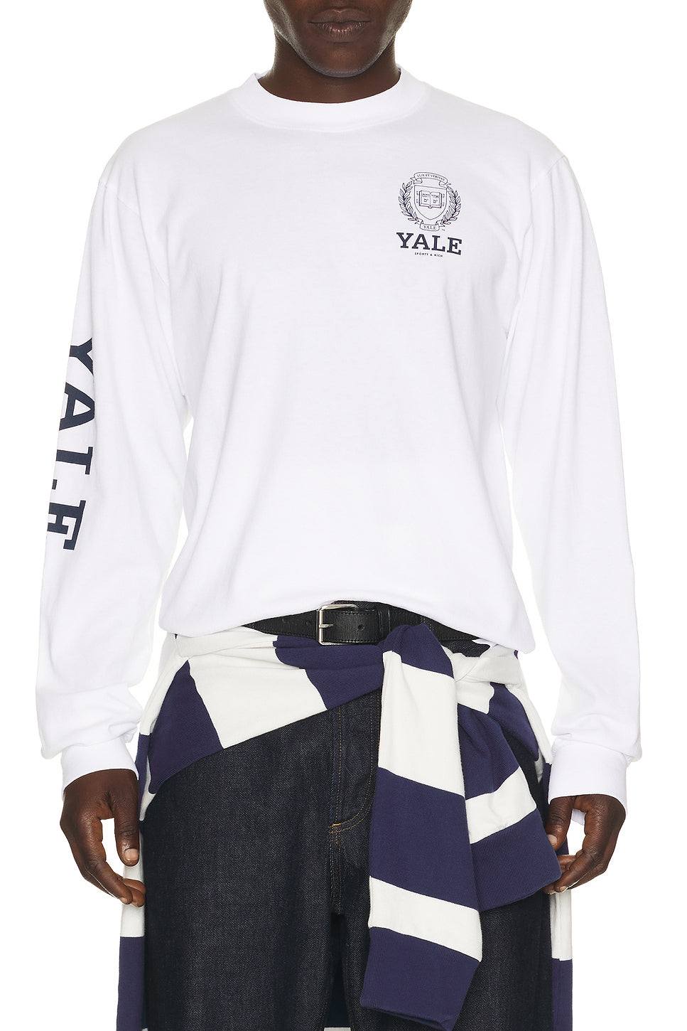 Yale Crest Long Sleeve T-Shirt