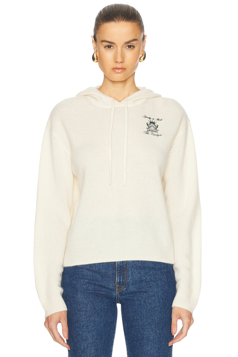 X Hotel Carlyle Crest Cashmere Hoodie