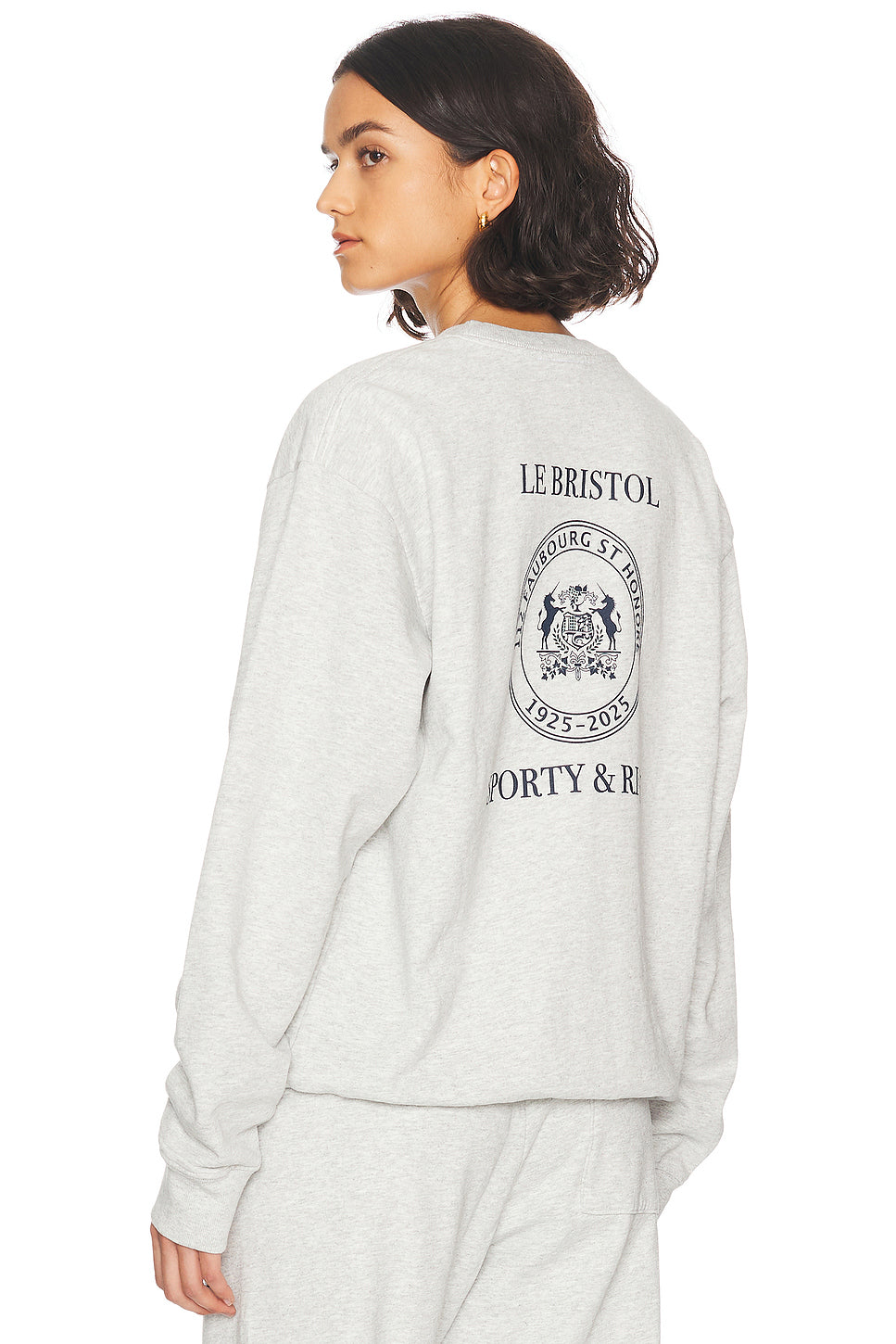 X Le Bristol Paris Crest Seal 100th Crewneck Sweatshirt