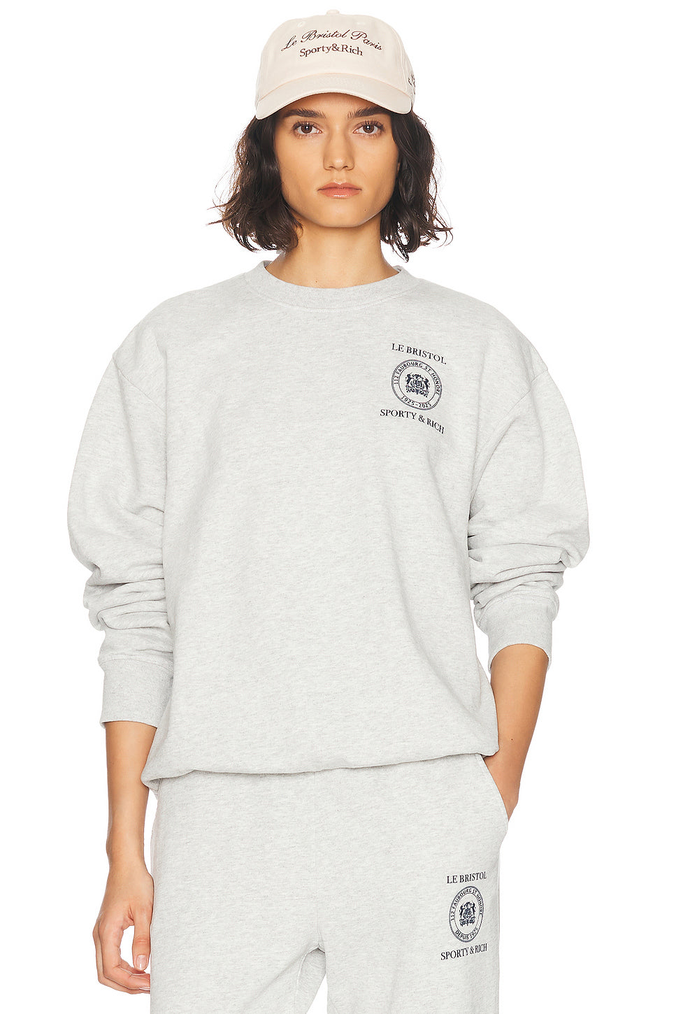 X Le Bristol Paris Crest Seal 100th Crewneck Sweatshirt