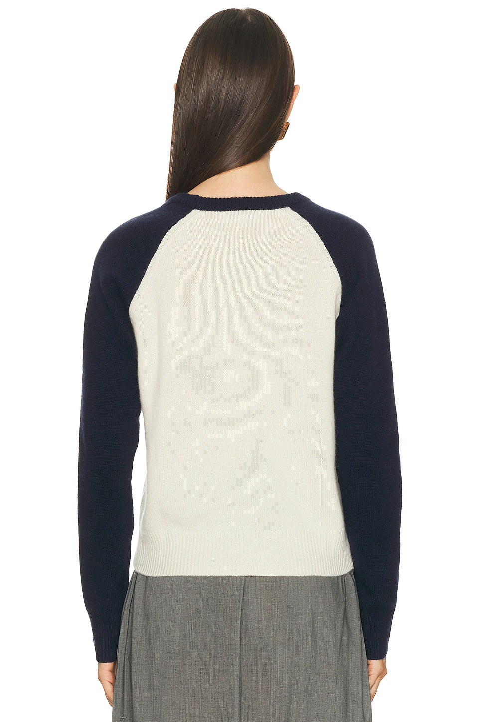 Syracuse Cashmere Baseball Sweater