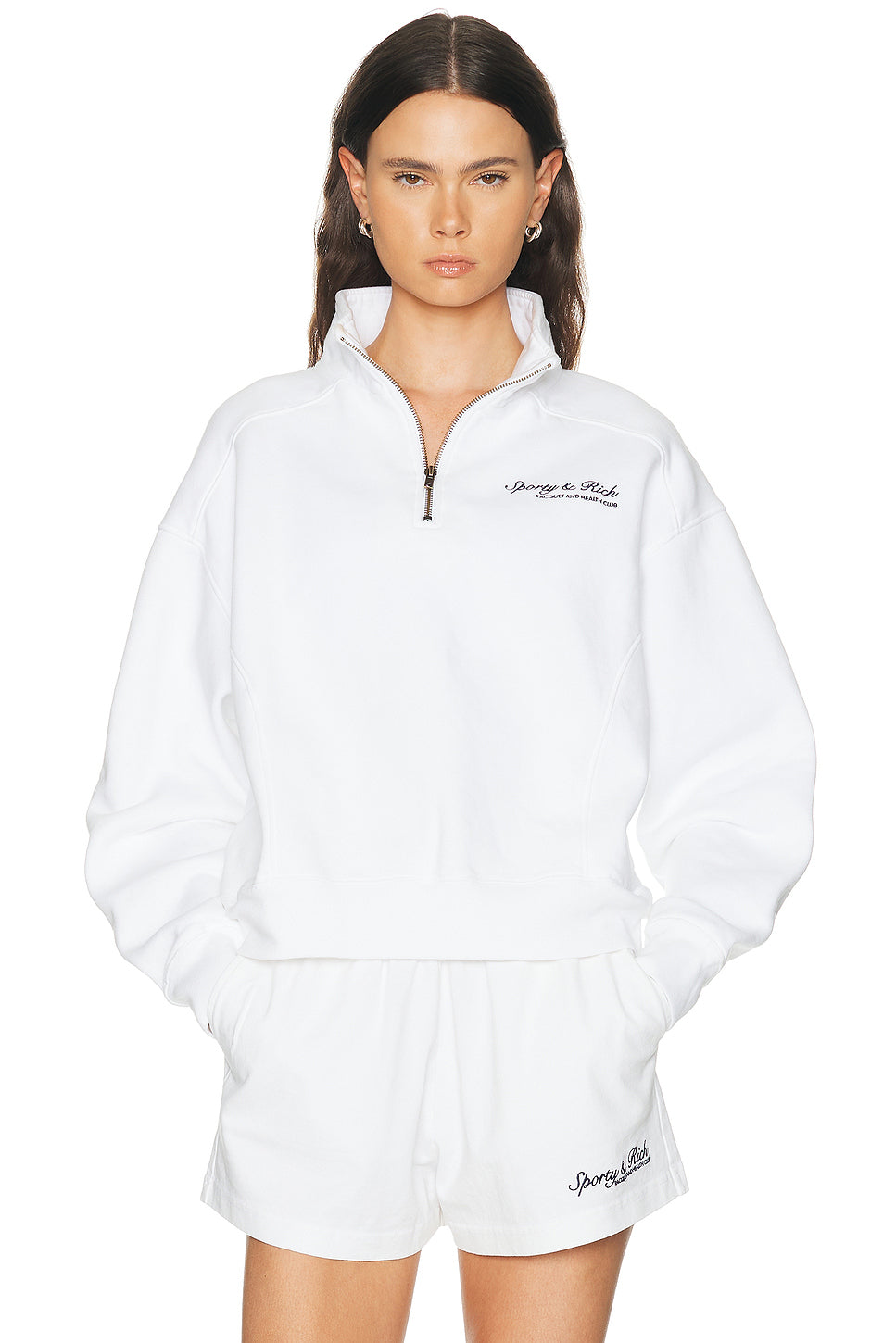 Syracuse Embroidered Quarter Zip Sweatshirt