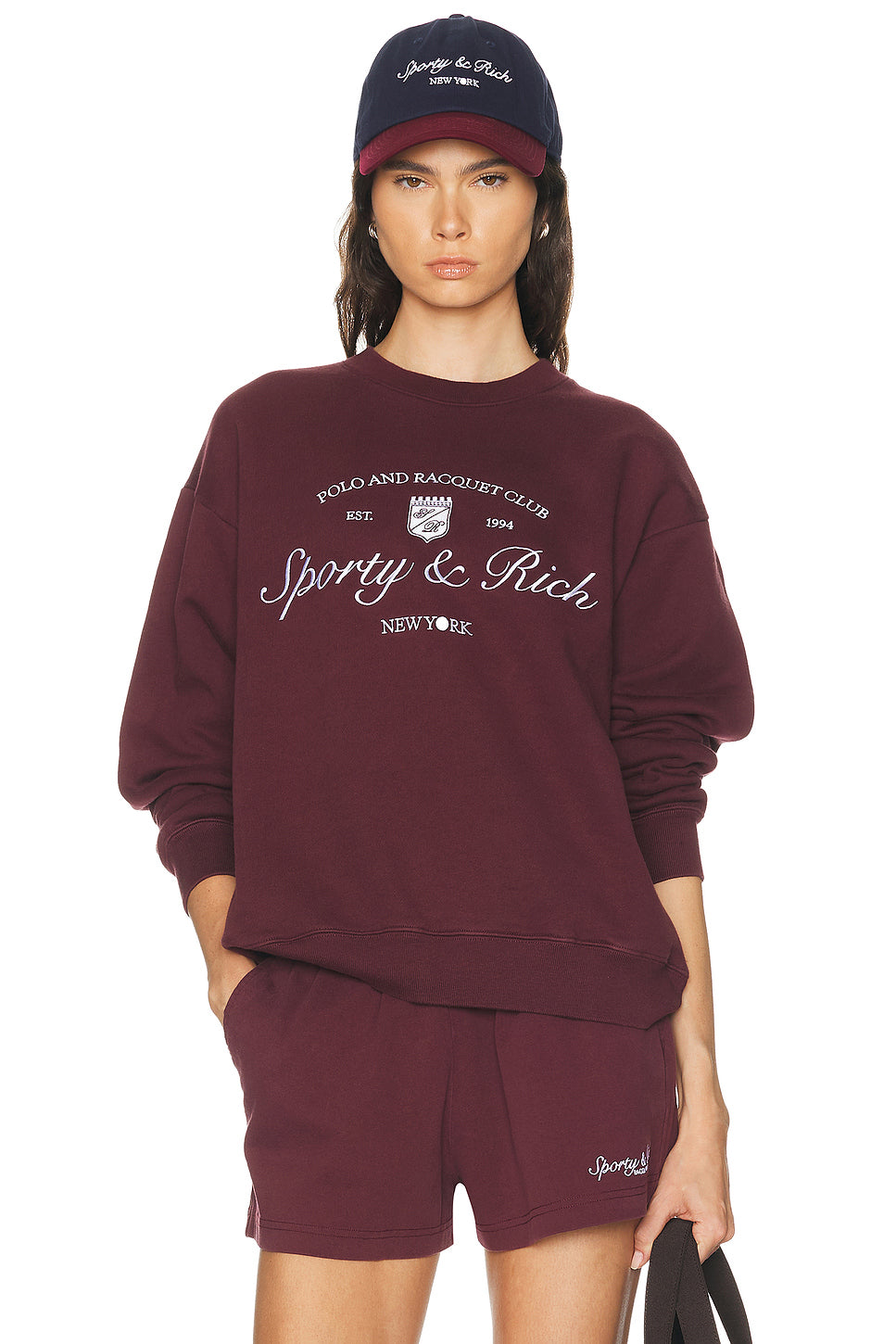 Syracuse Embroidered Crewneck Sweatshirt