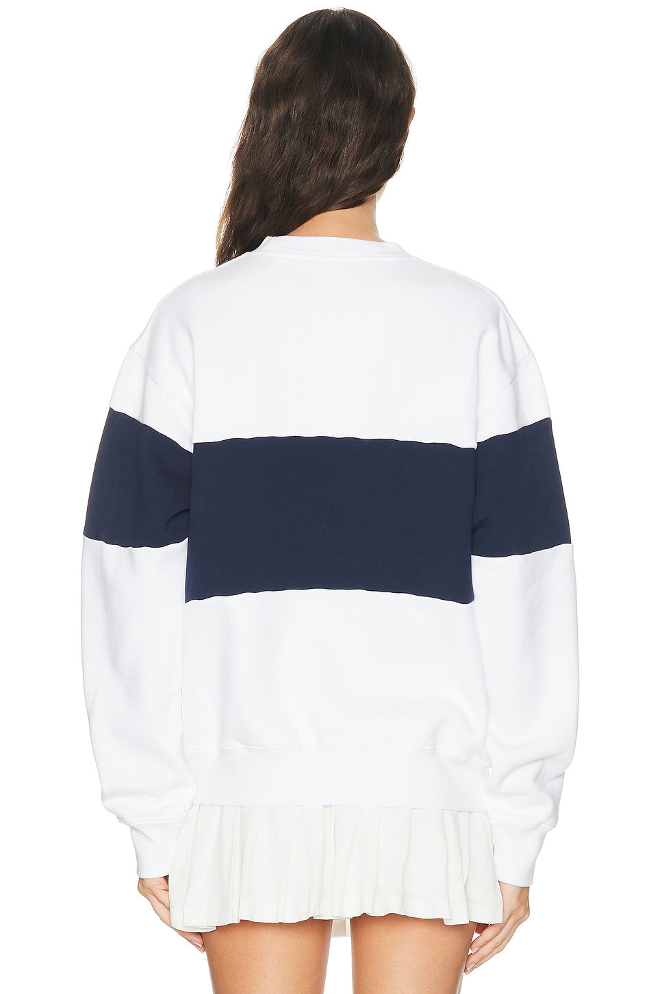 Signature Logo Block Crewneck Sweatshirt