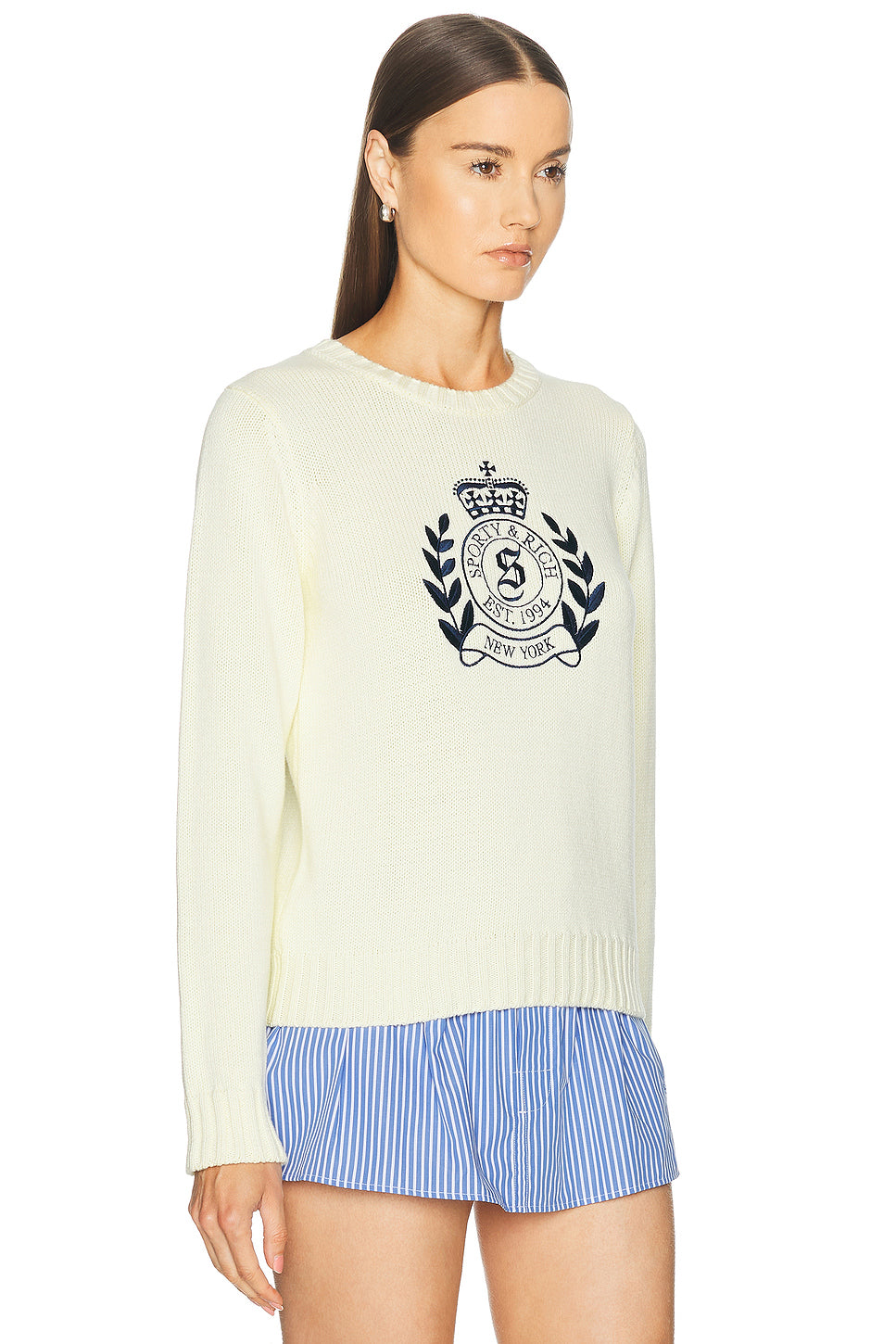 NY Crest Knitted Sweater