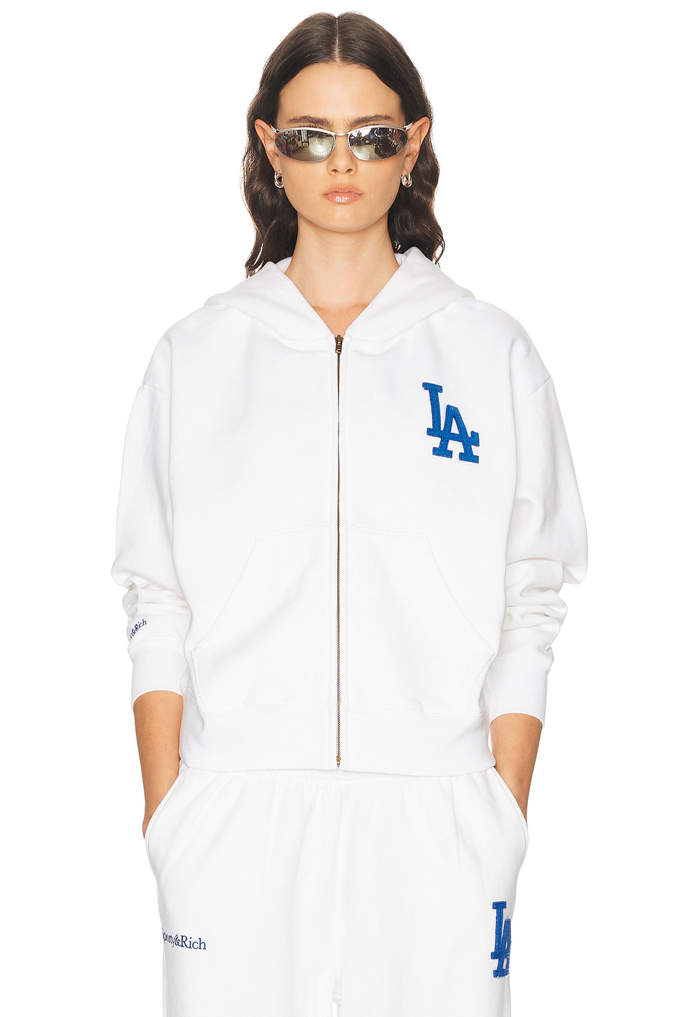 x Dodgers LA Serif Zip Hoodie