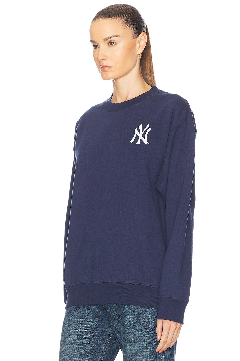 Yankees Serif Crewneck Sweater