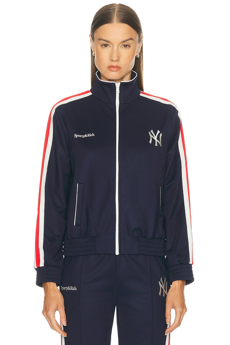 X NY Yankees Serif Track Jacket