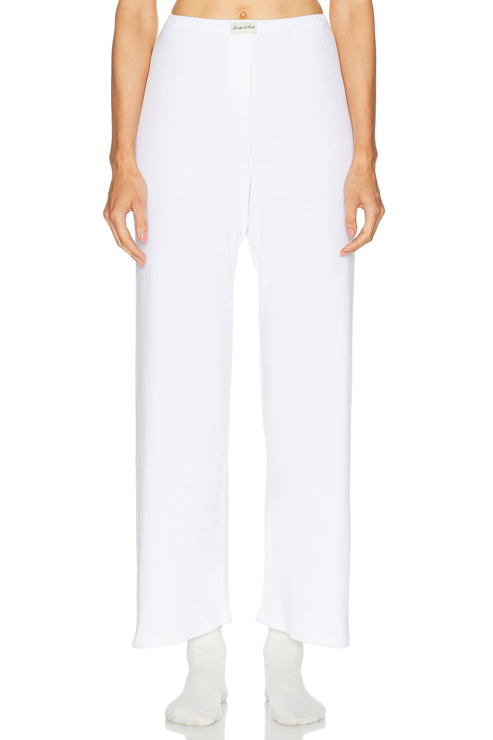 Signature Logo Ribbed House Pant