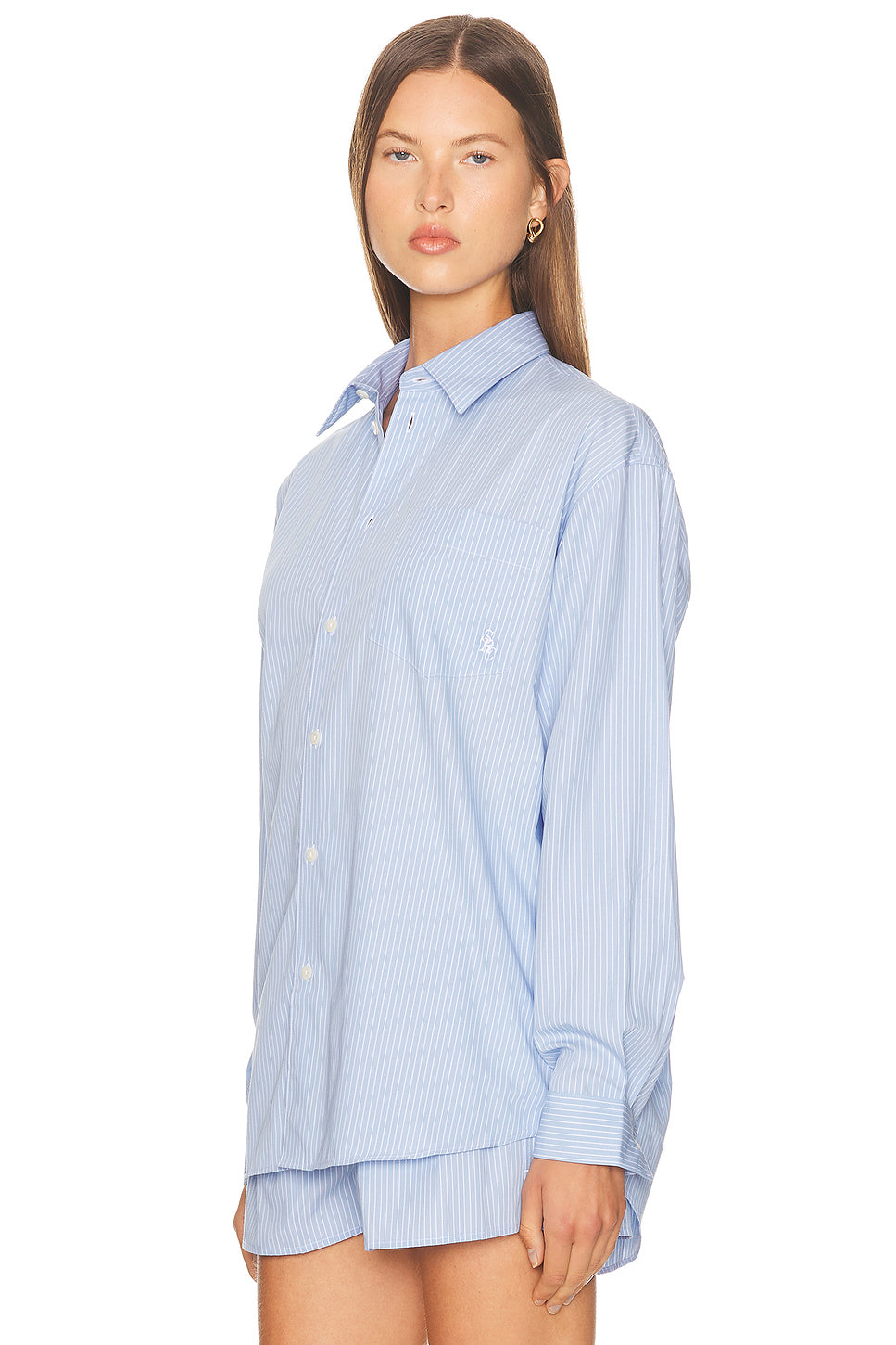 Oversized Button Down Top