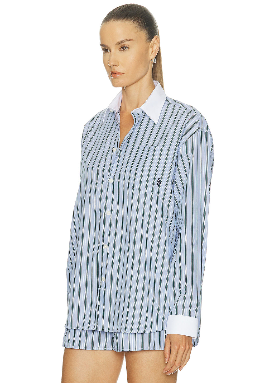 Oversized Button Down Top