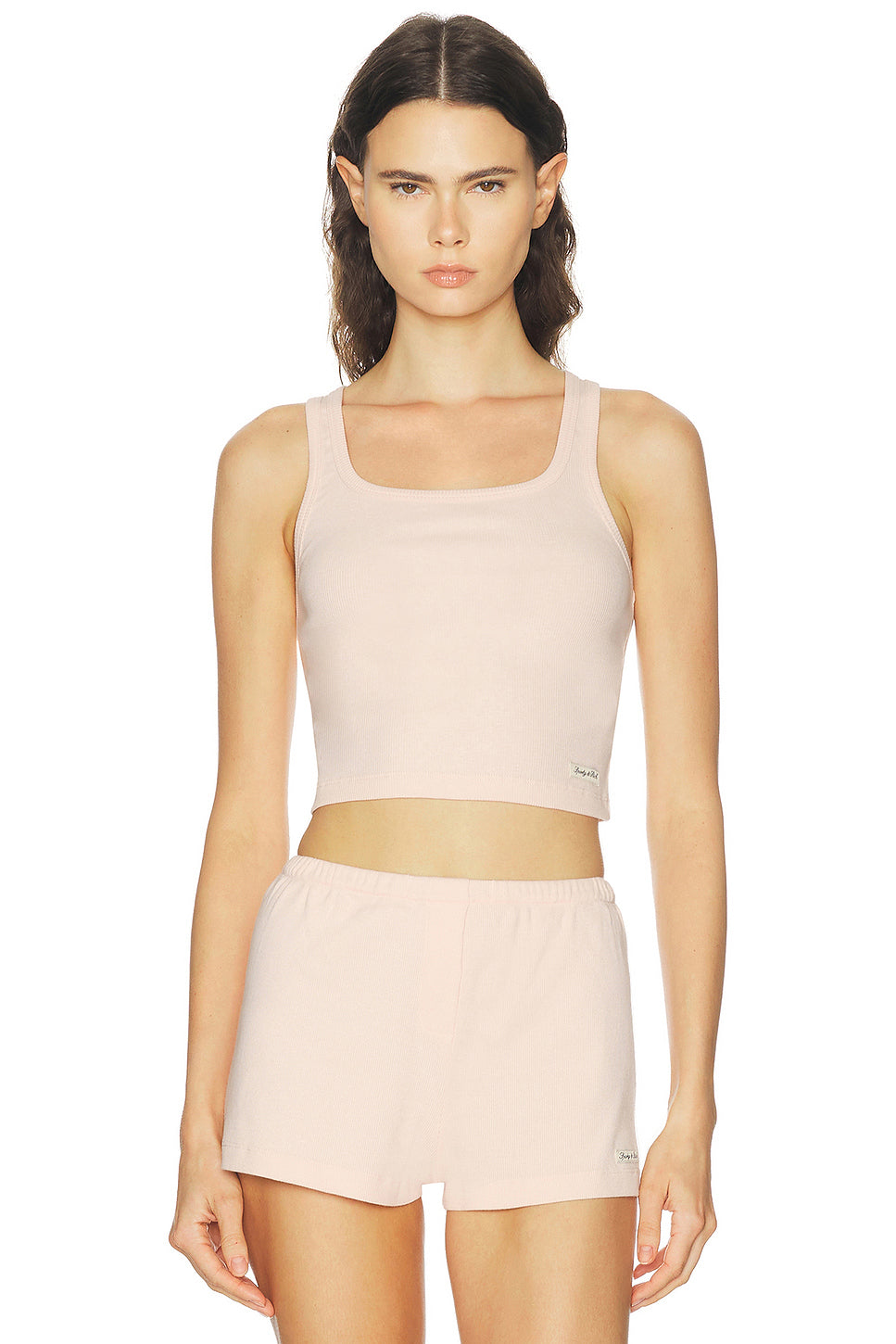 Signature Logo Ribbed Baby Tank Top