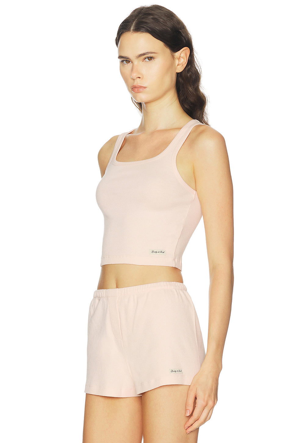 Signature Logo Ribbed Baby Tank Top