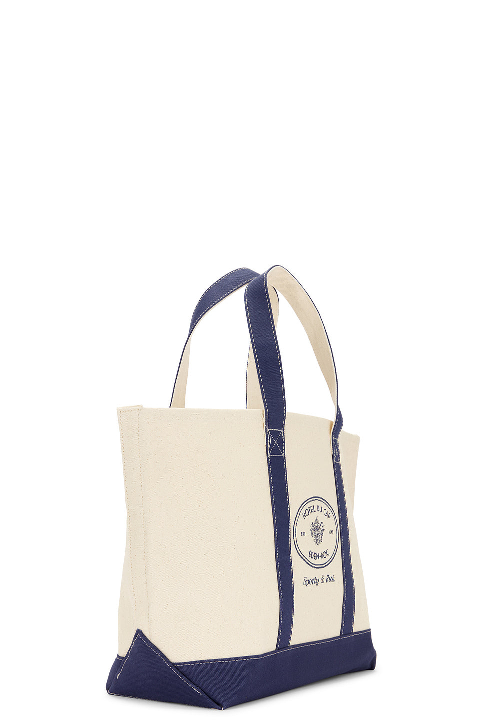 x Hotel Du Cap Eden Roc Eden Crest Two Tone Tote Bag