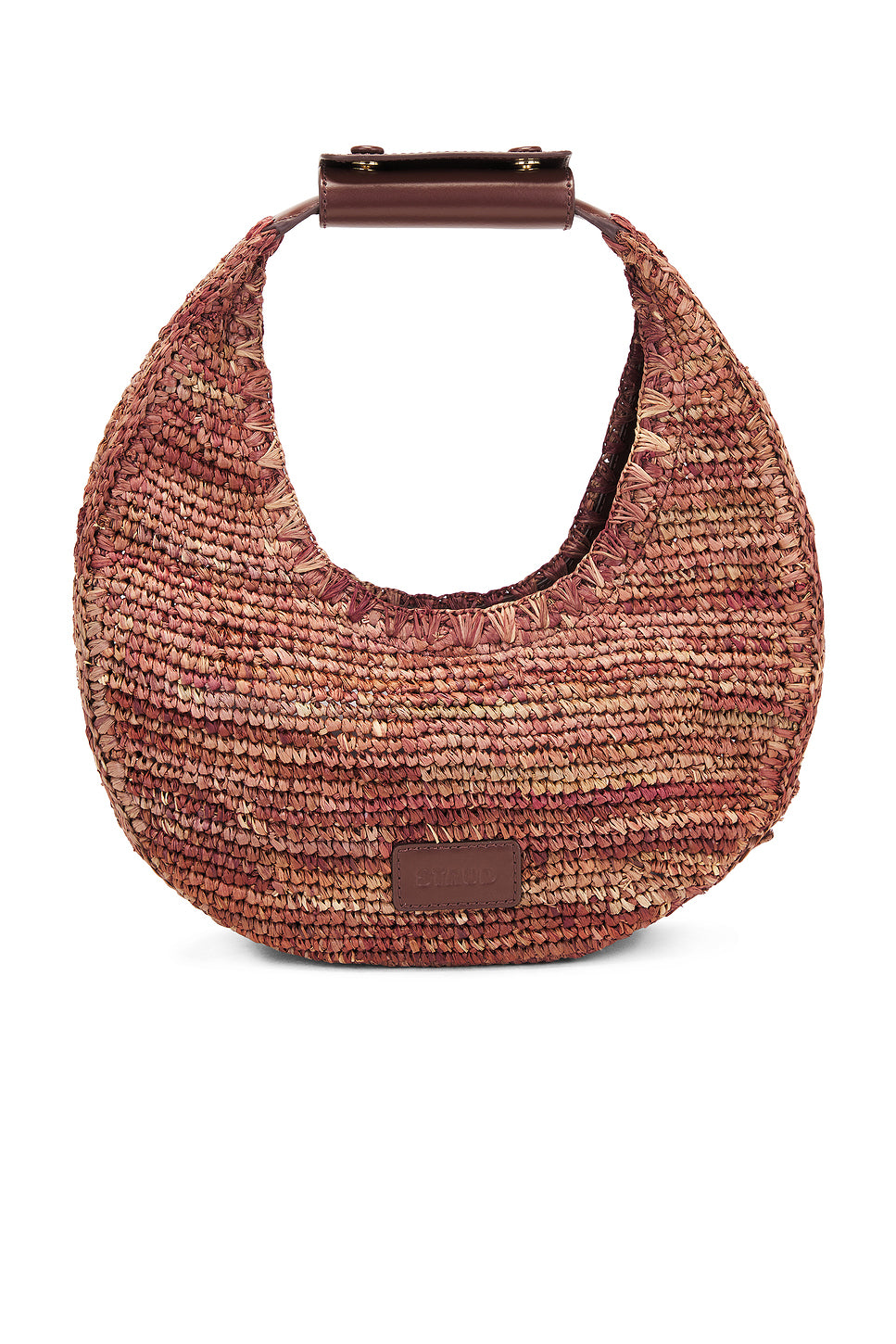 Moon Raffia Tote Bag