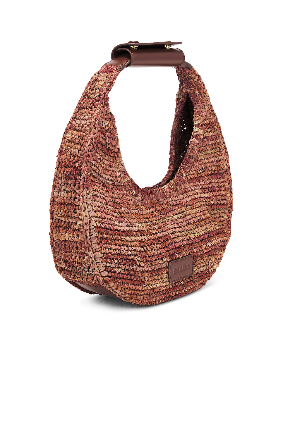 Moon Raffia Tote Bag