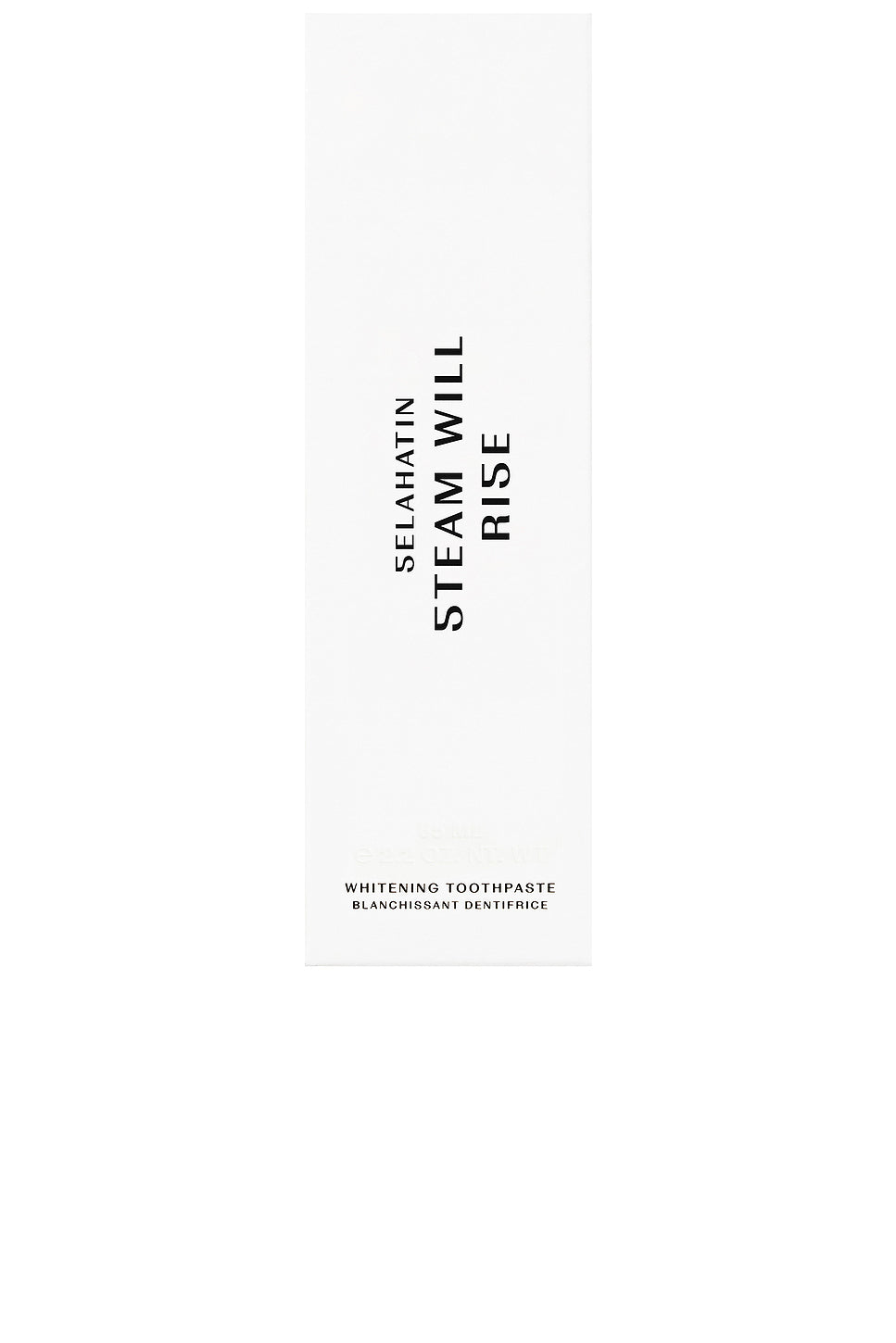 Steam Will Rise Whitening Toothpaste