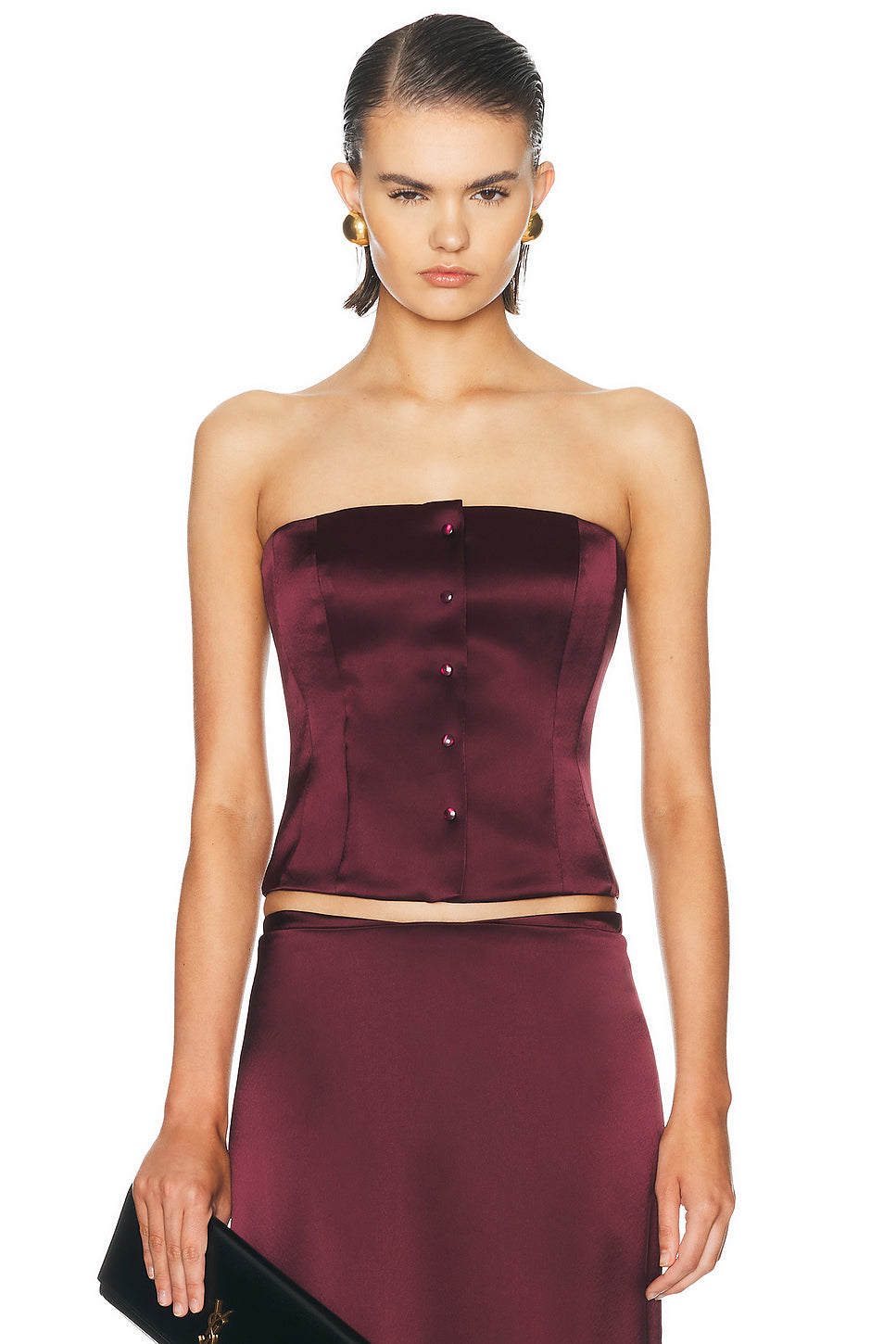 Satin Corset Top