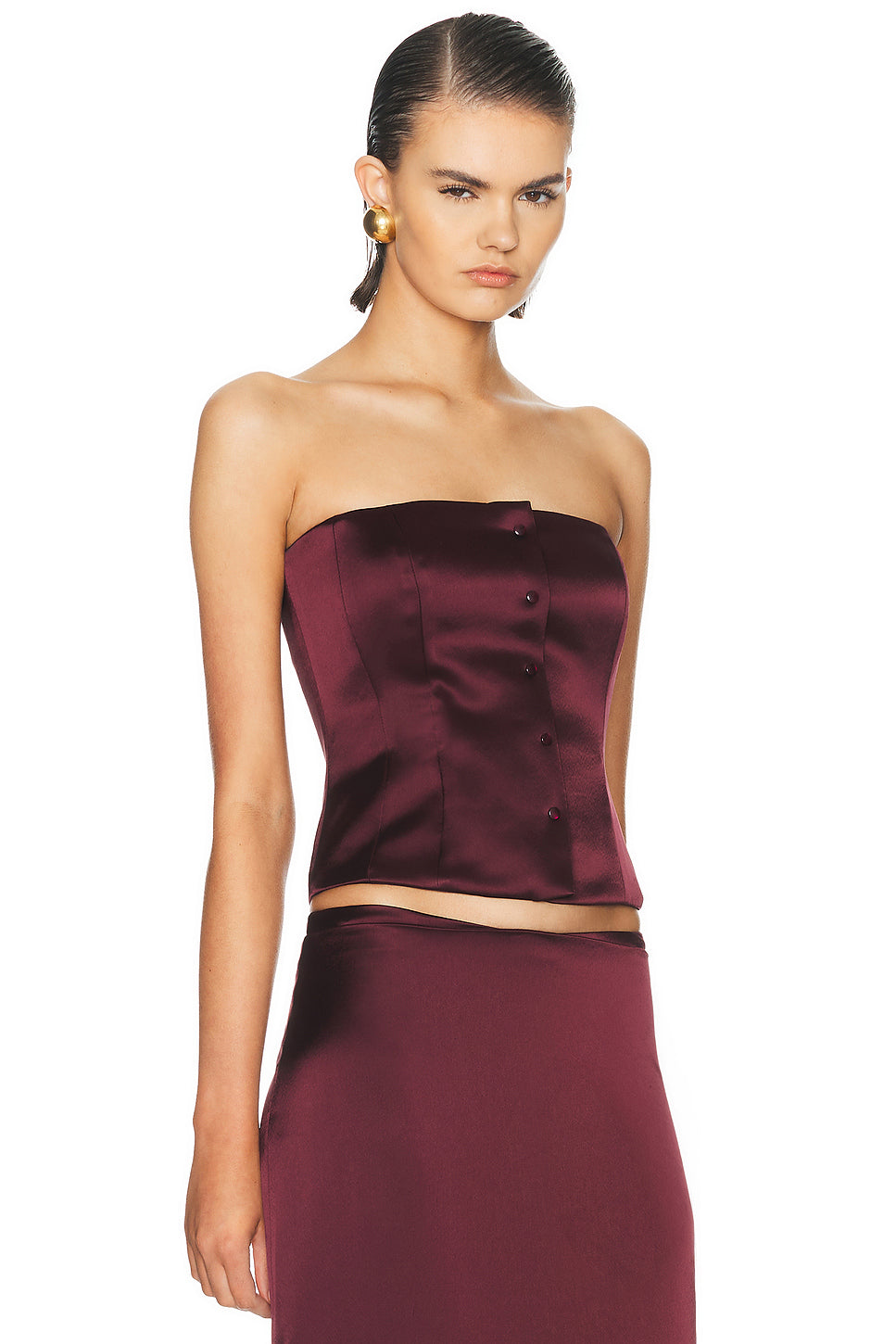Satin Corset Top