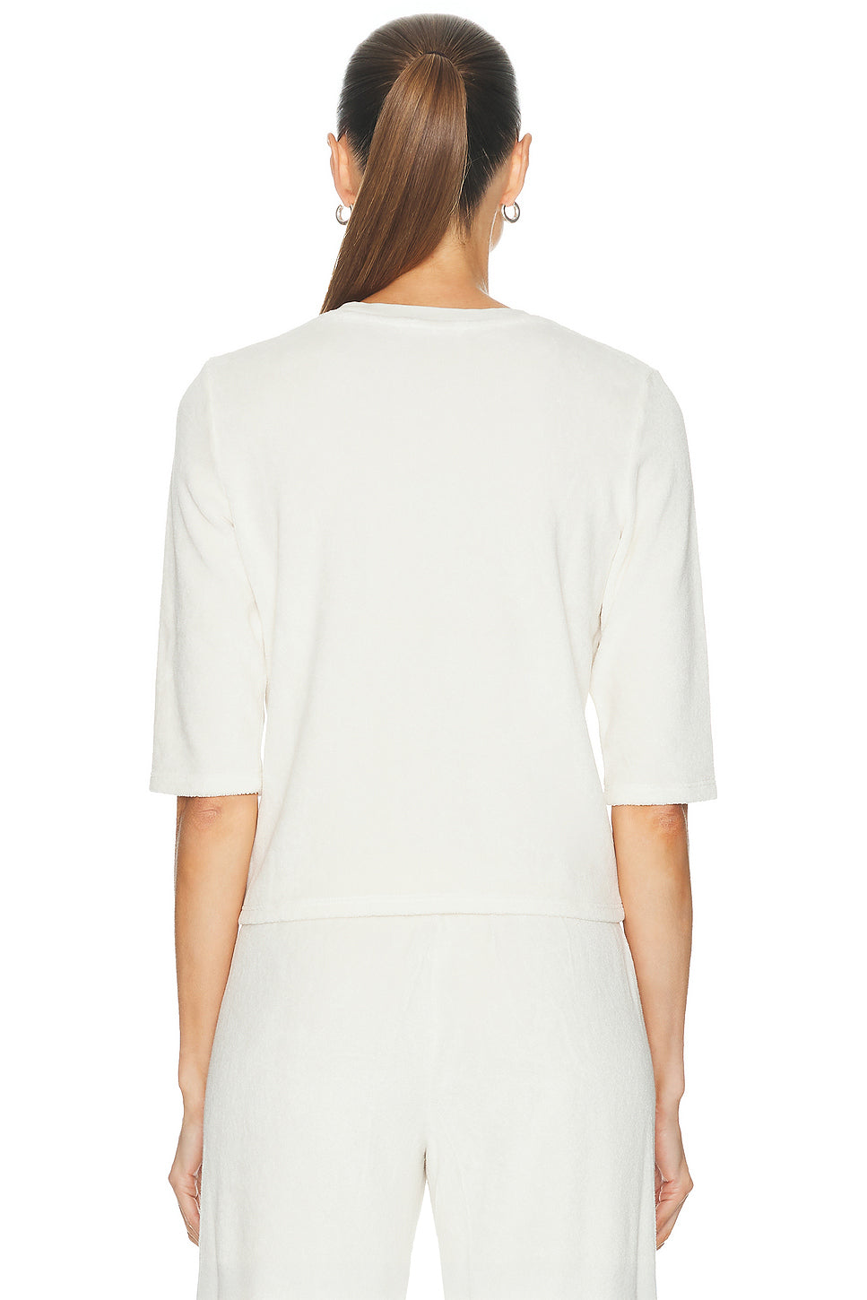 Corfu Elbow Sleeve Terry Tee