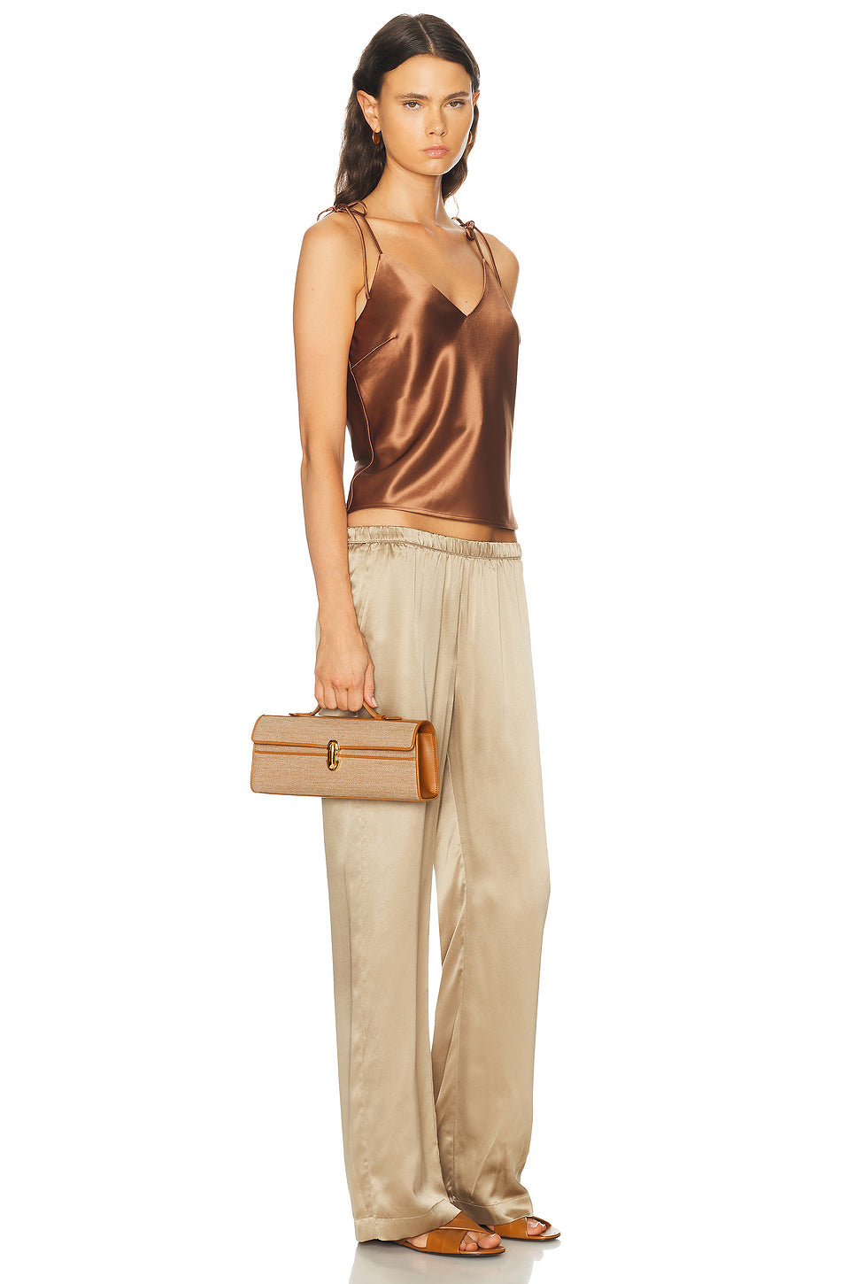 Slim Symmetry Canvas Pochette Bag
