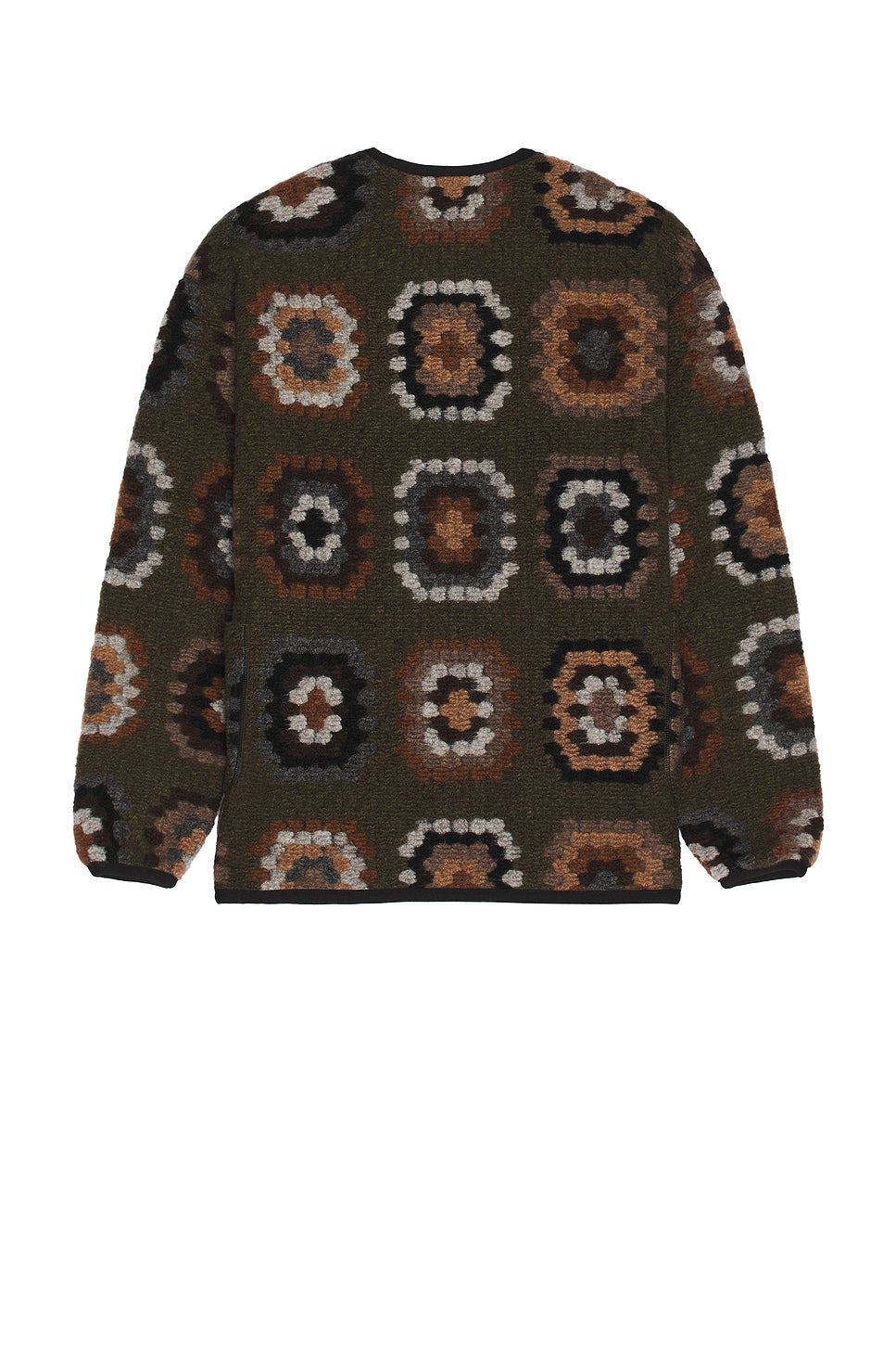 Wool Jacquard Cardigan