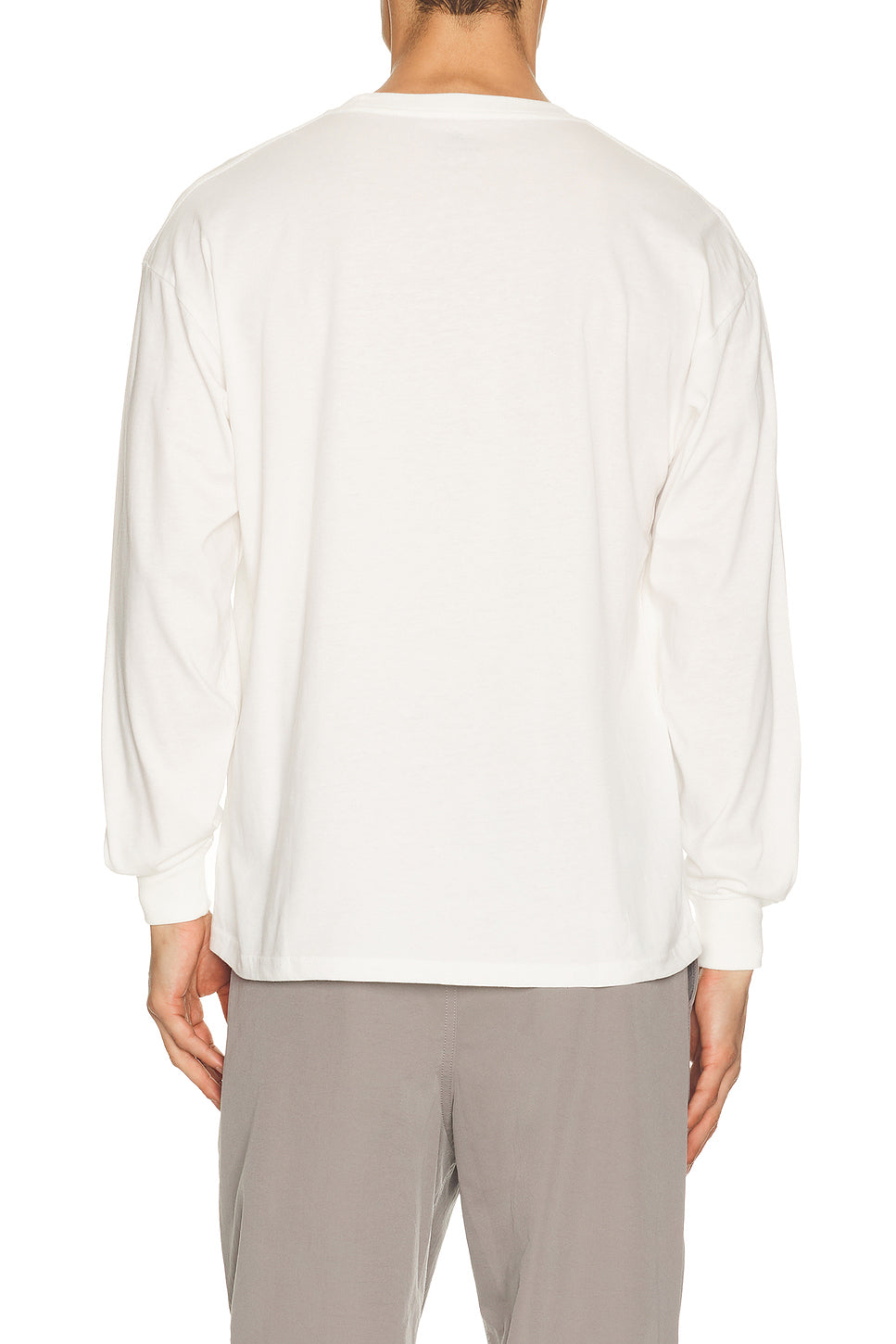 Soft Cotton Relaxed Logo L/S T-Shirt