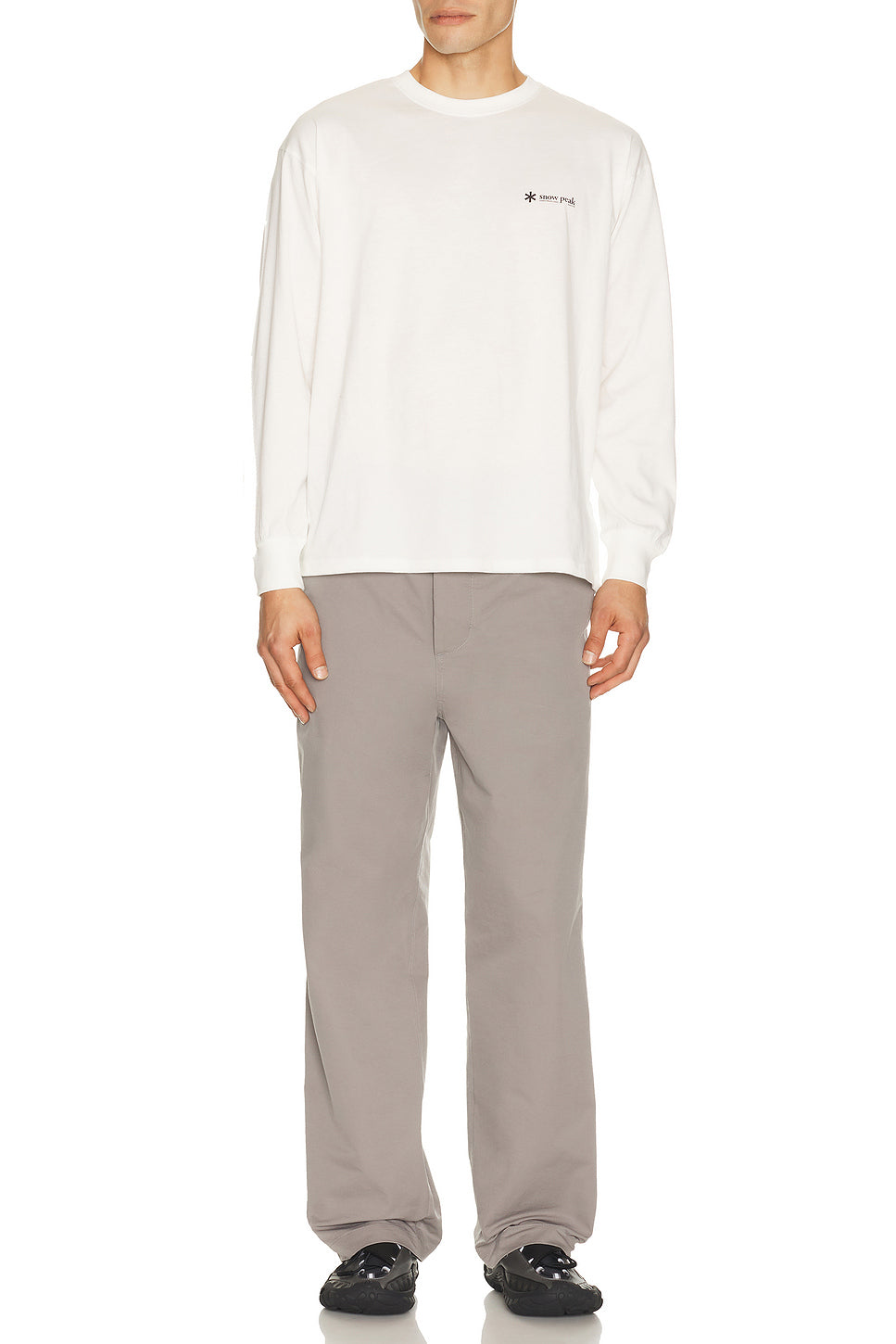 Soft Cotton Relaxed Logo L/S T-Shirt