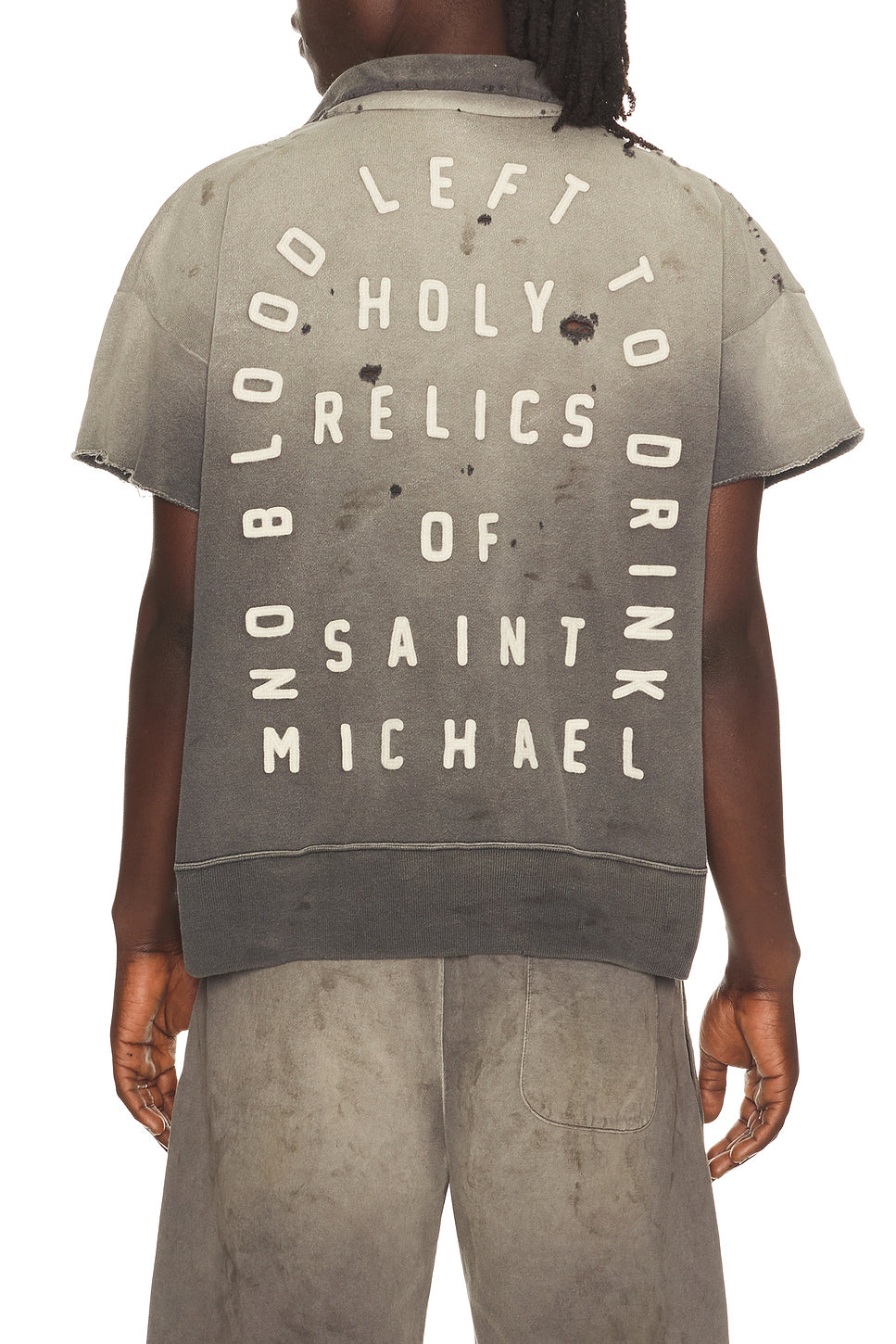 Saint Short Sleeve Half Zip Sweat