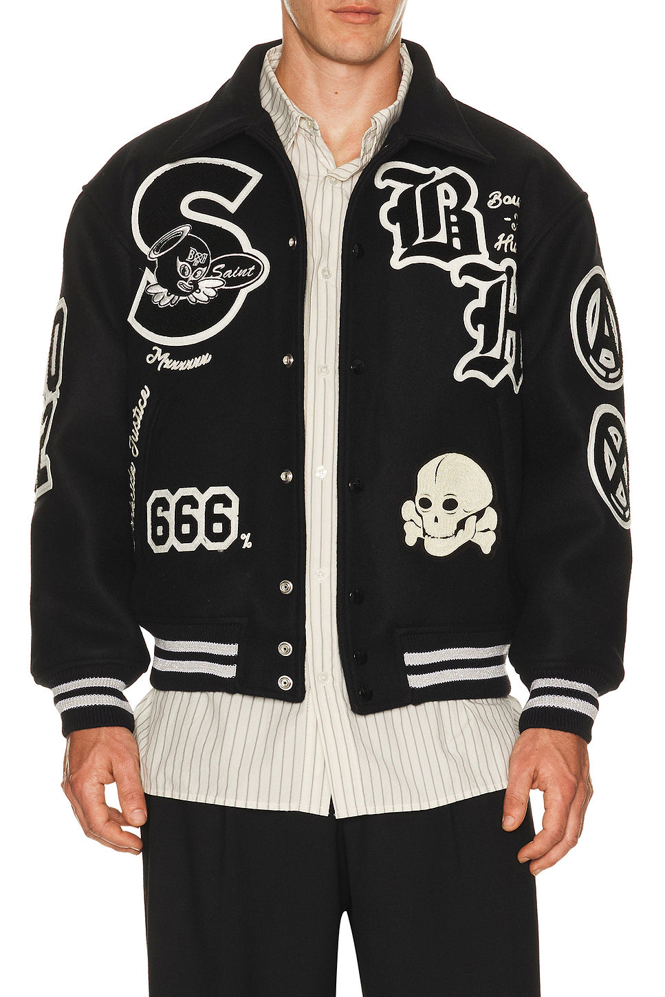 Snt Hunter X Bounty Hunter Varsity Jacket