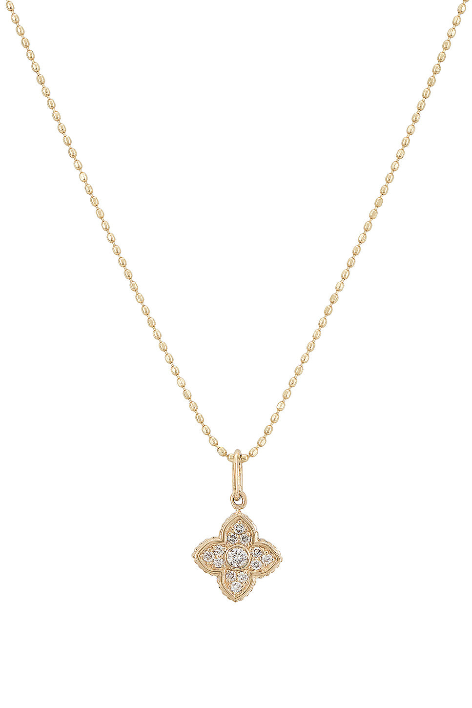 Mini Bezel Moroccan Charm Necklace