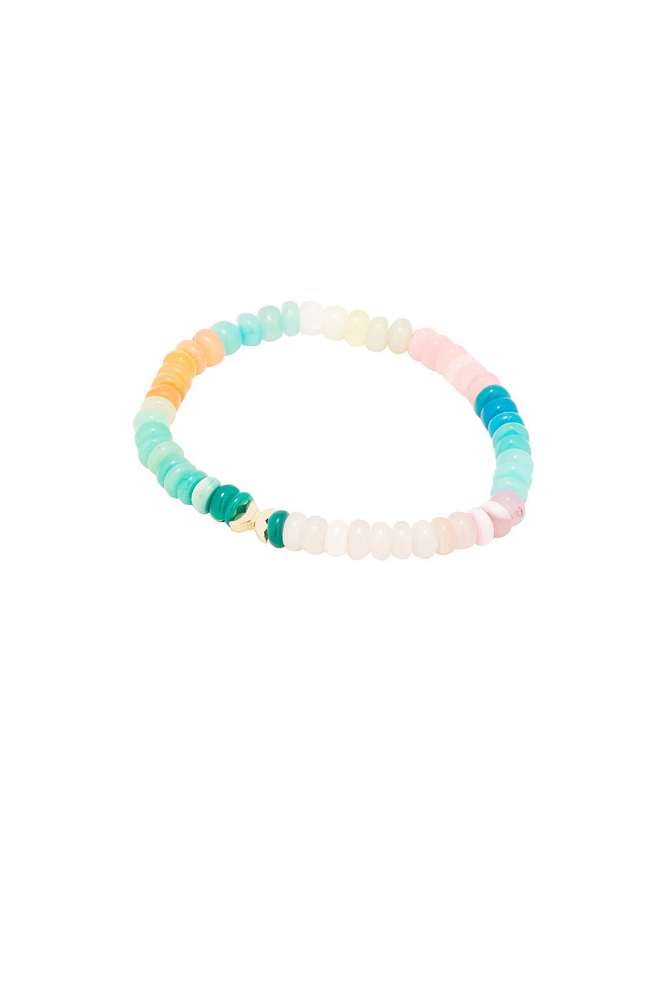 Tiny Pure Butterfly Opal Rondelle Bracelet