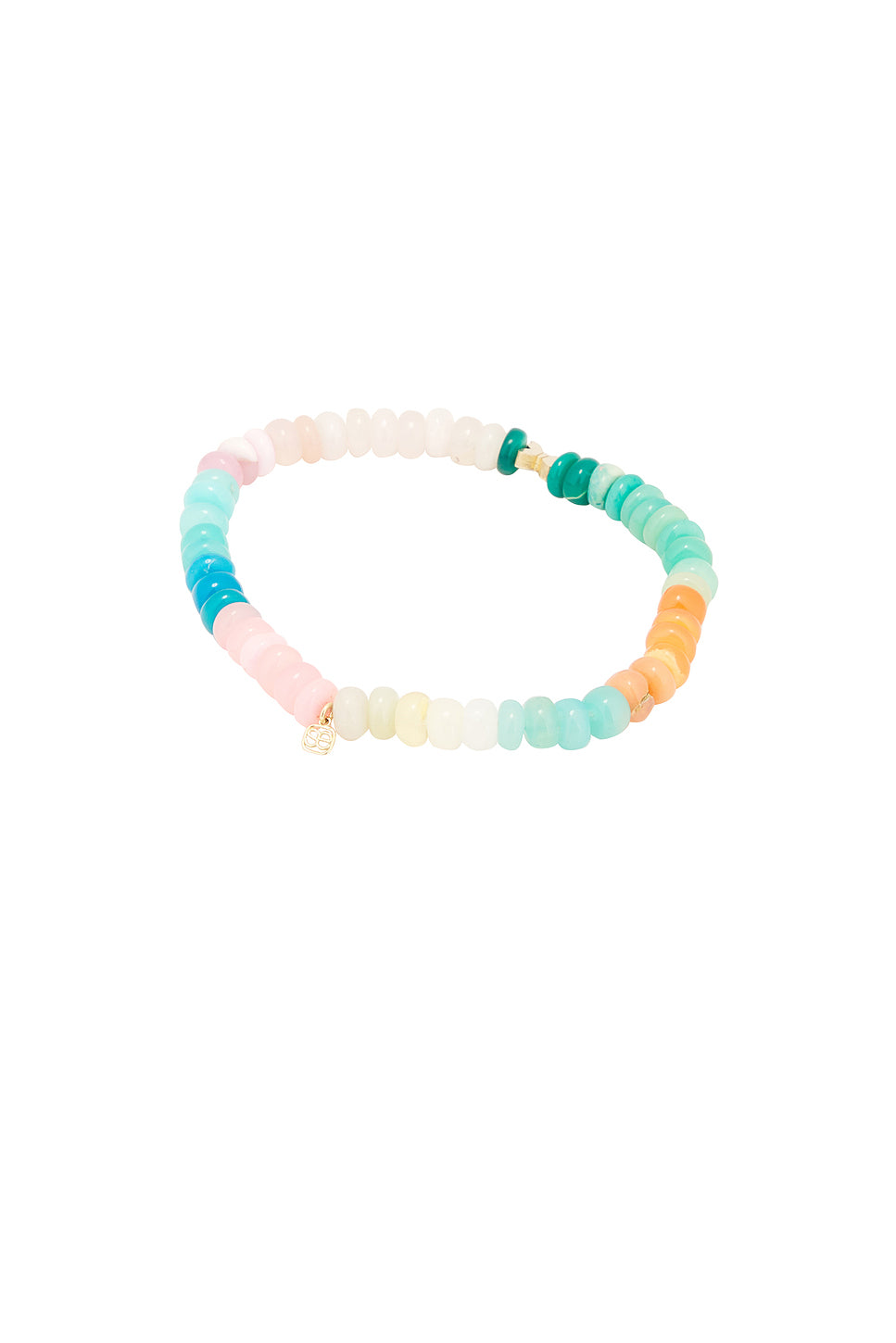 Tiny Pure Butterfly Opal Rondelle Bracelet