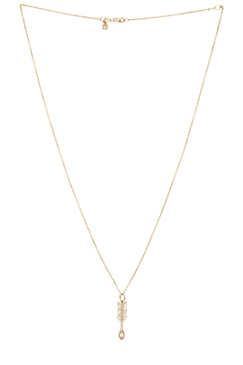 Marquise Arrow Charm Necklace