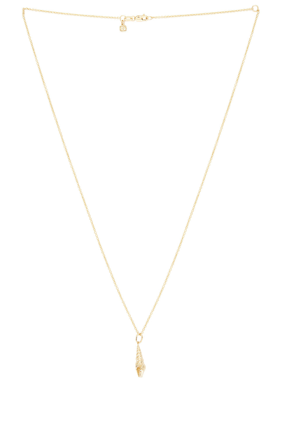 Long Shell Charm Necklace