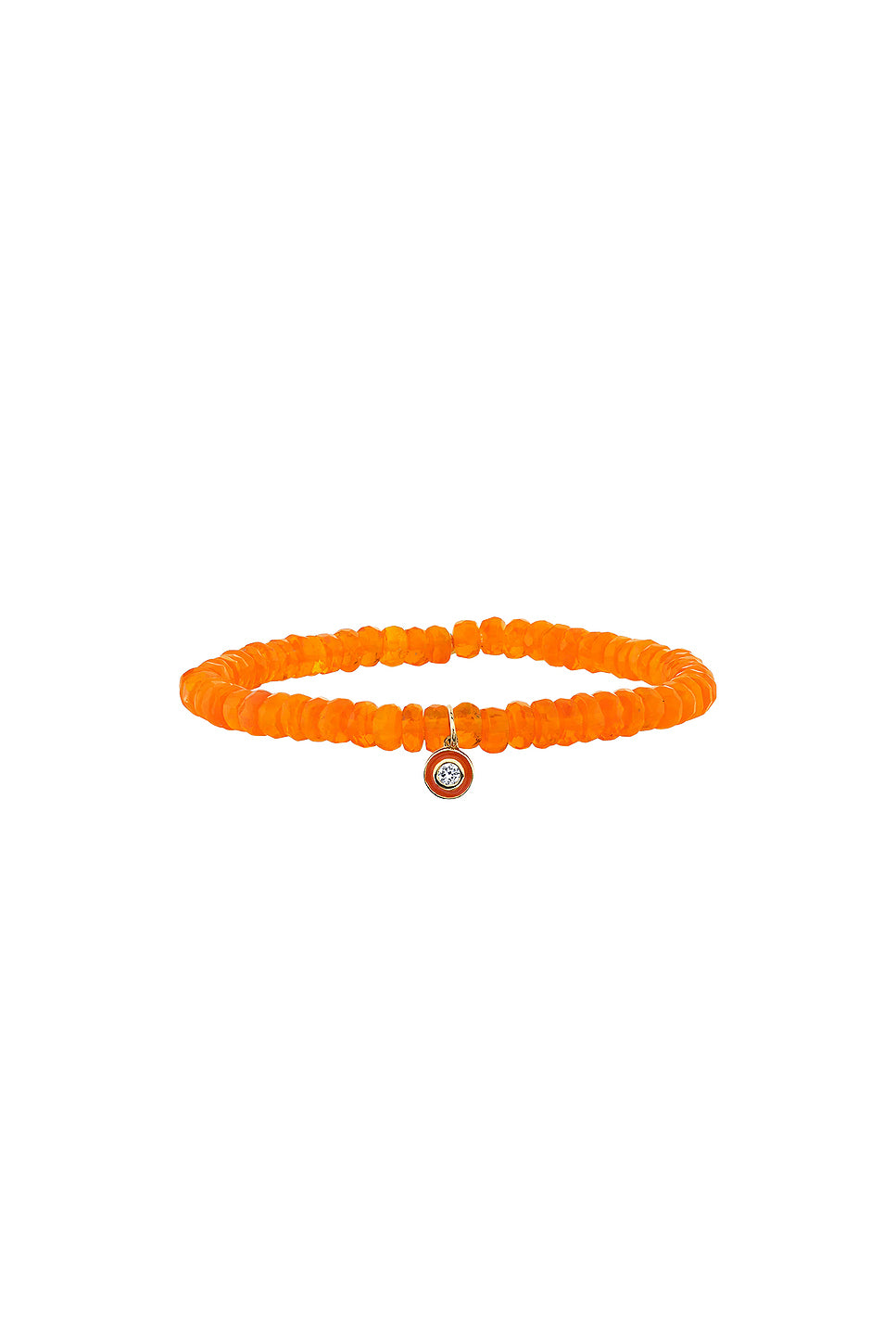 Single Stone Enamel Charm Bracelet