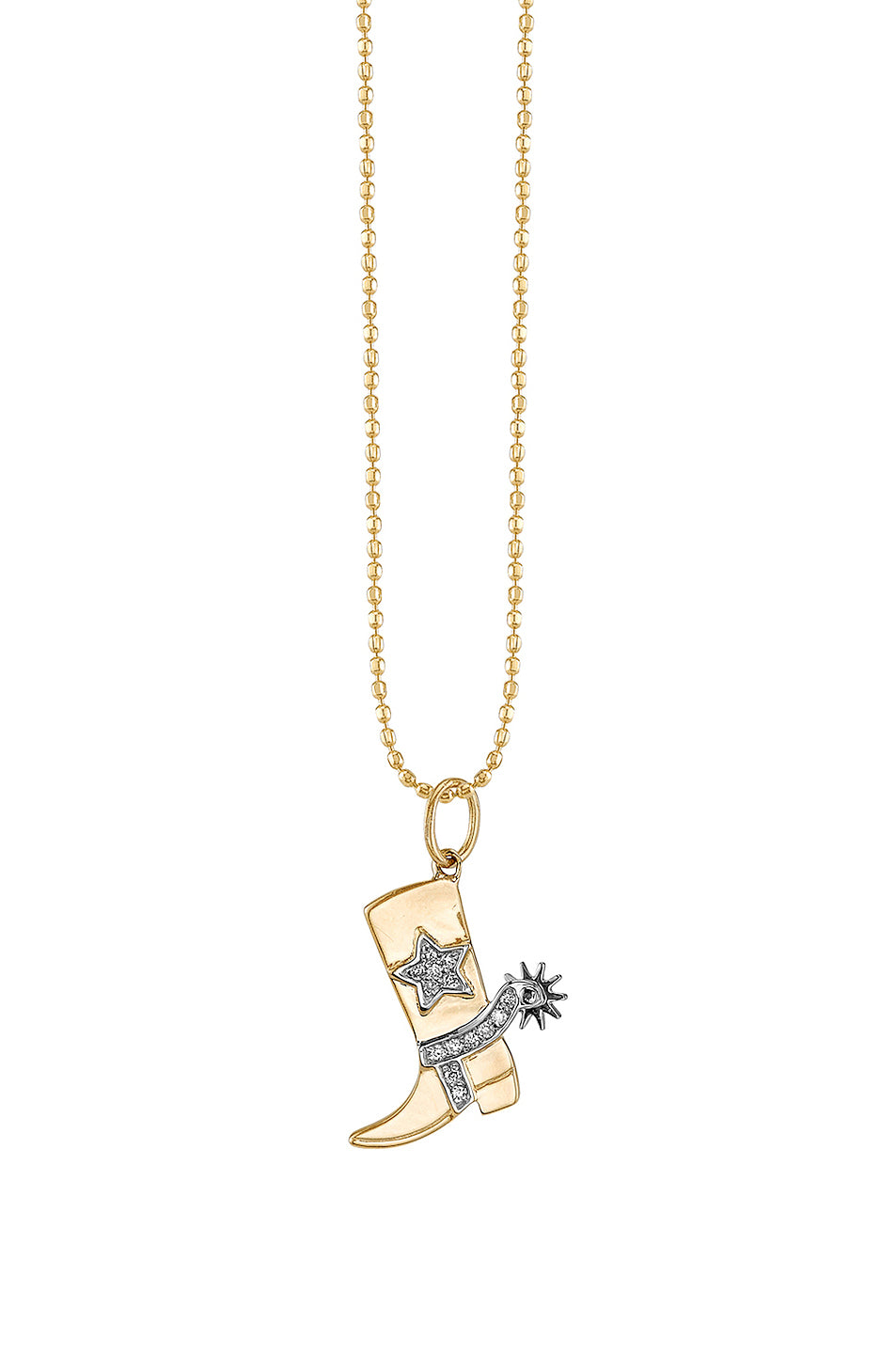 Cowboy Boot Charm Necklace