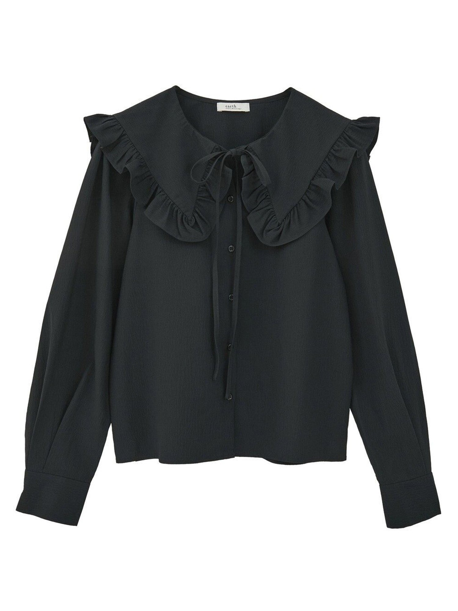 Sae Frilled Sailor Collar Blouse