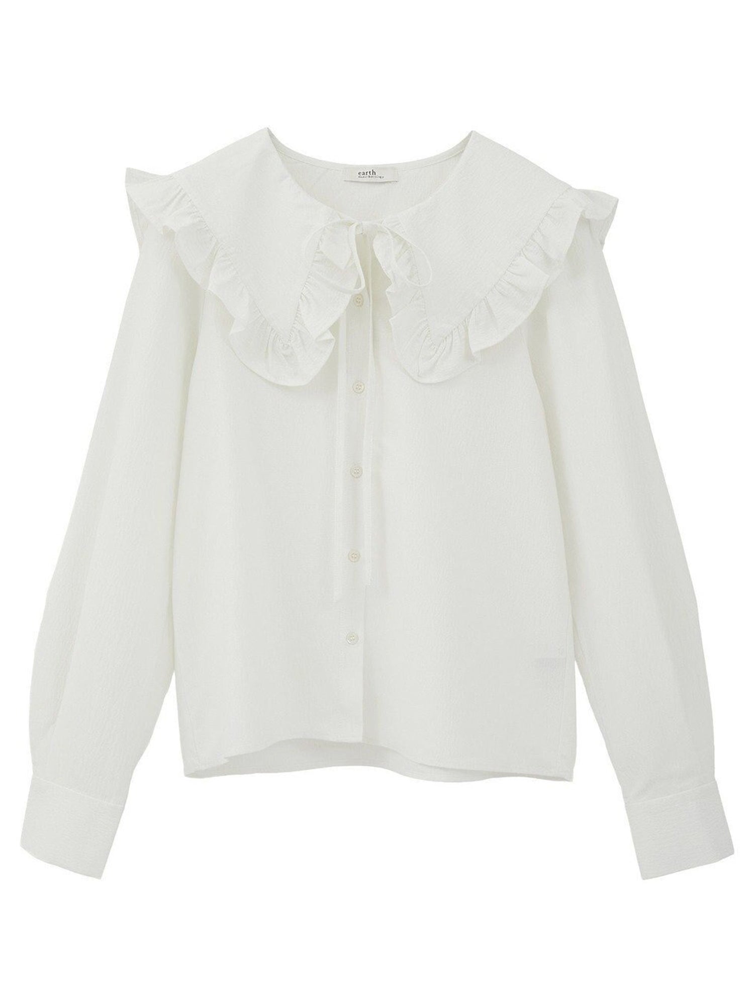Sae Frilled Sailor Collar Blouse