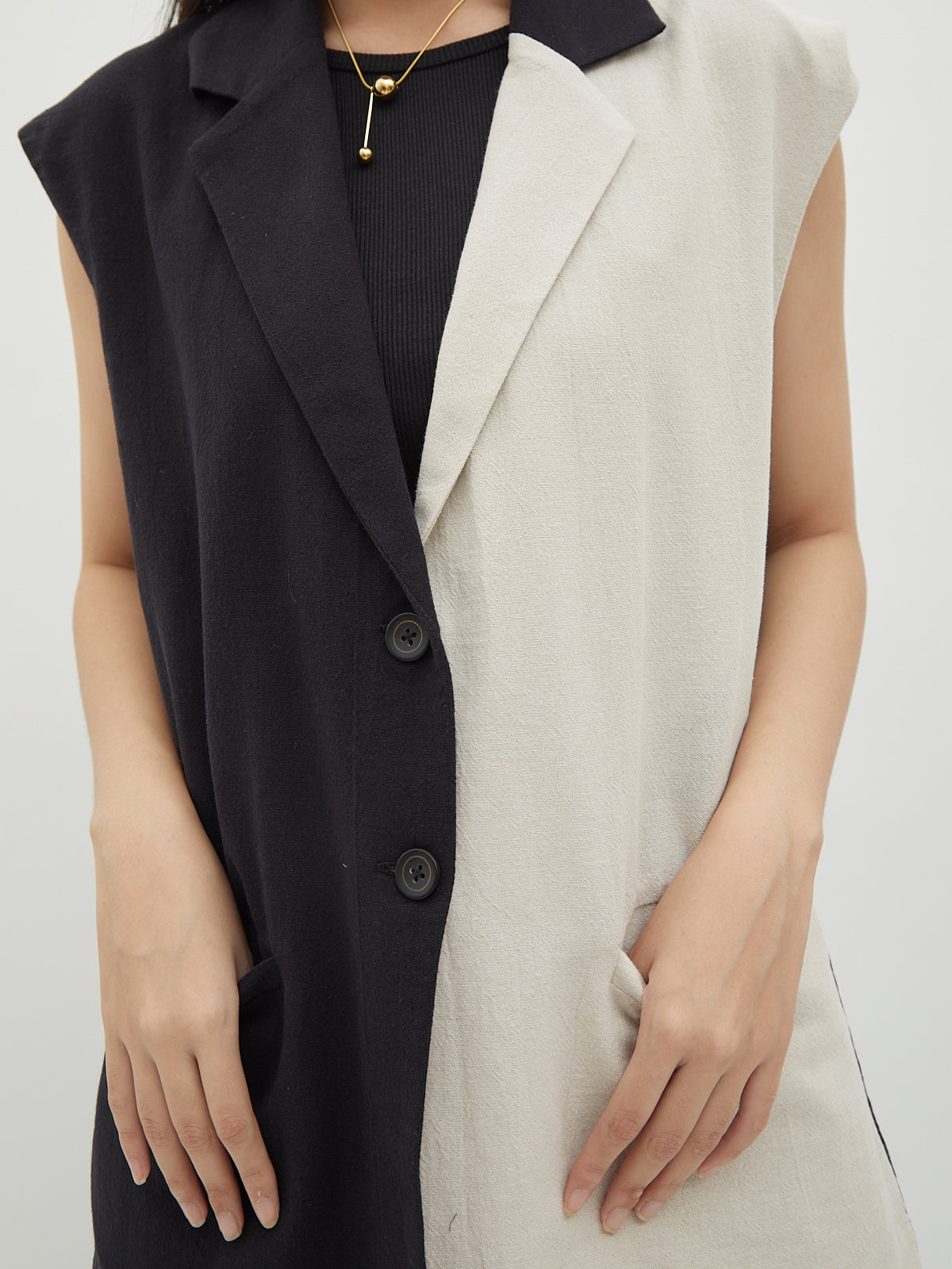 Sania Two Tone vest - Velvet at Bobo