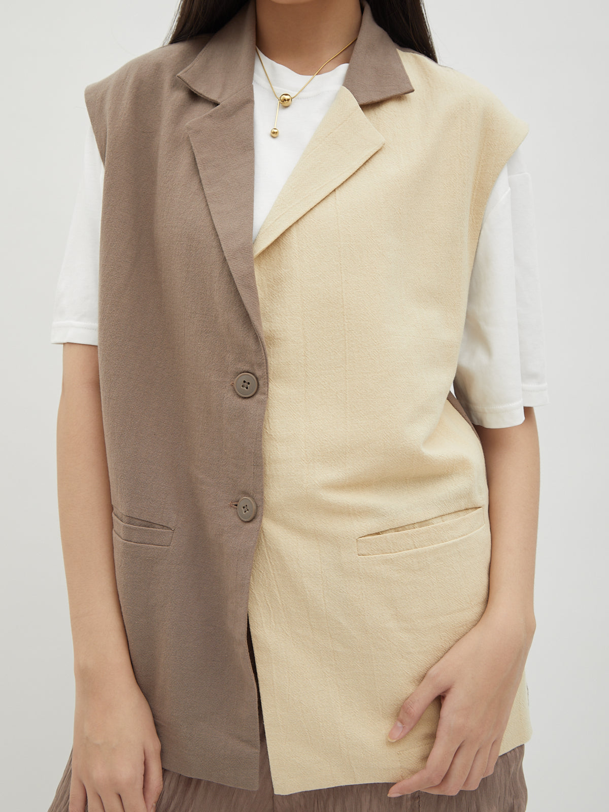 Sania Two Tone vest - Velvet at Bobo