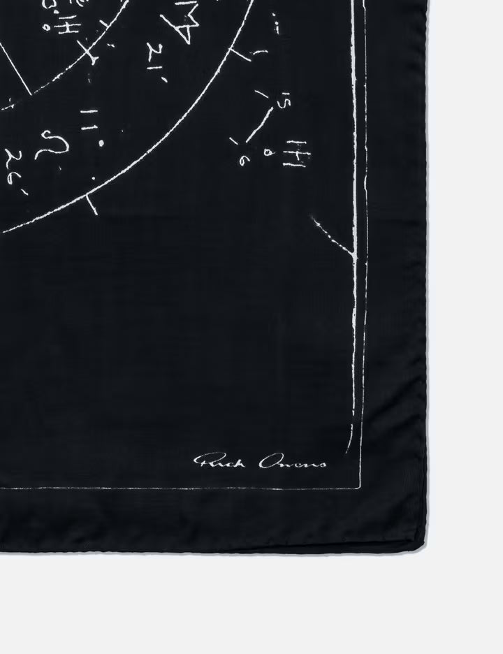 Printed Astro 70x70 Scarf