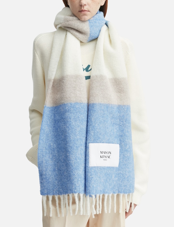 Alpaca Striped Scarf