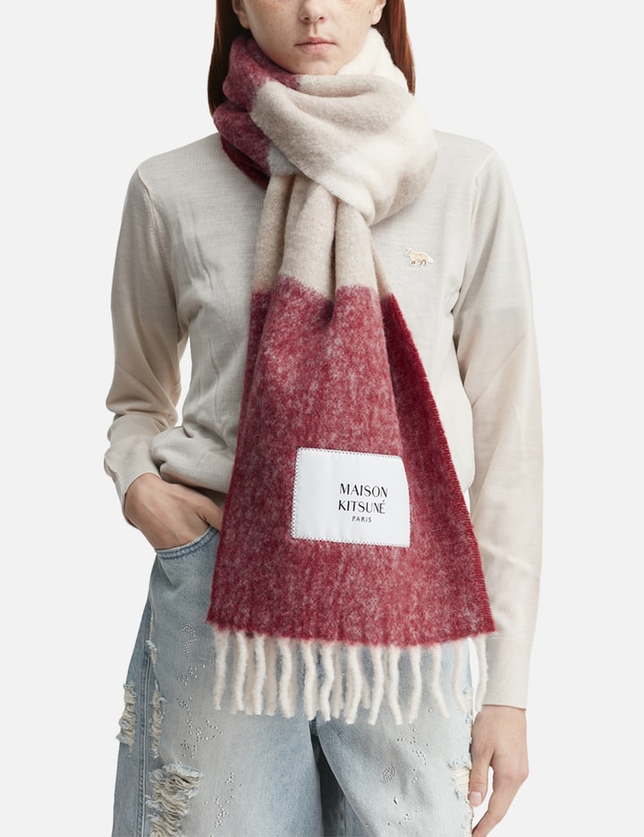 Alpaca Striped Scarf
