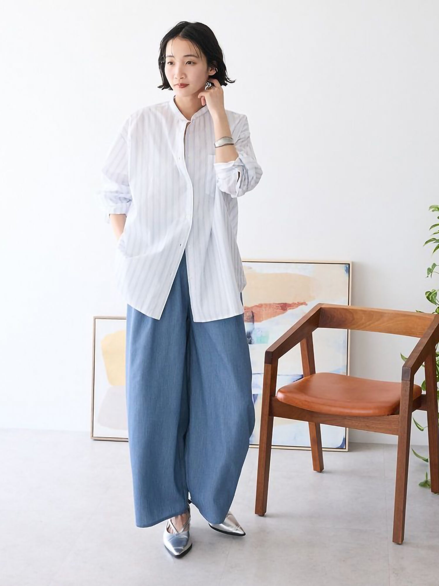 Shinka Wide Oval Pants