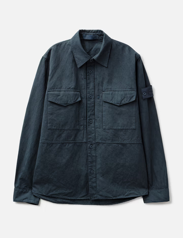Cotton Linen Canvas_S.I.Ghost Overshirt