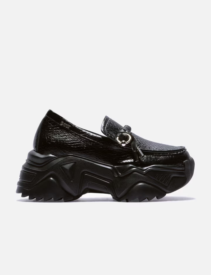 Yeel Platform Loafer Black