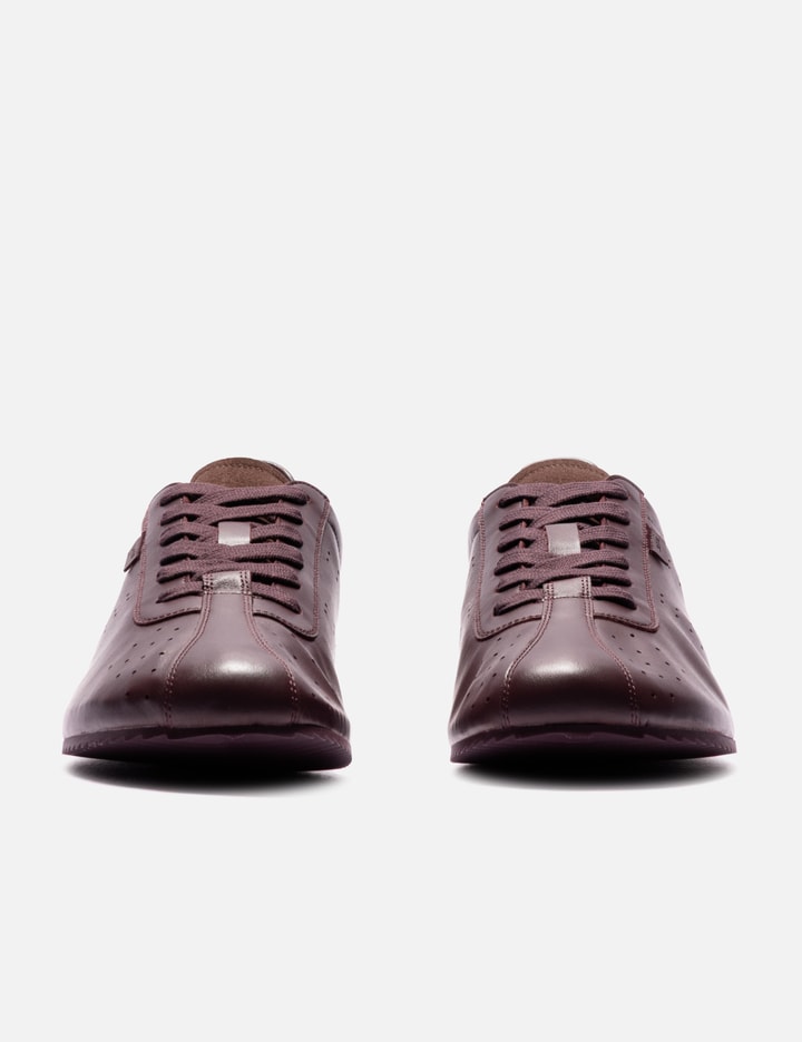 Smooth Leather Low Top Step Sneakers
