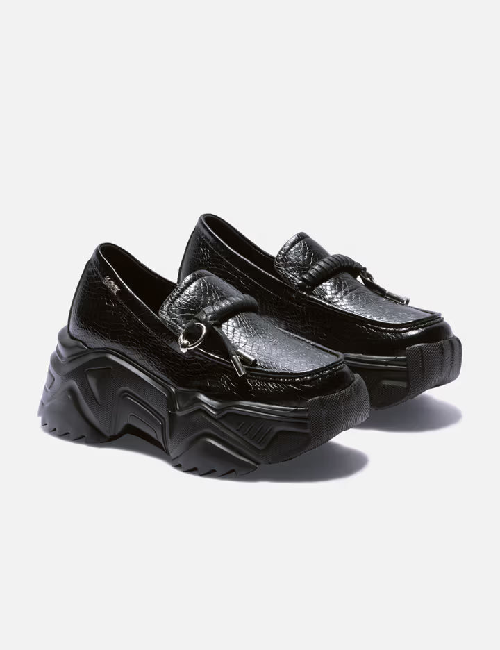 Yeel Platform Loafer Black